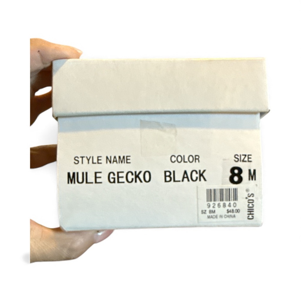Chico's Black Women’s Mules -EUC - Picture 7 of 7